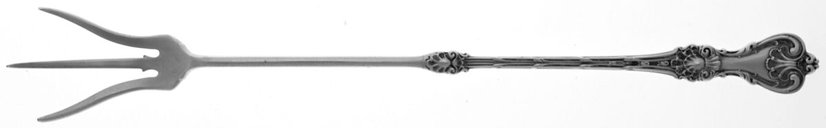 King Edward (Sterling, 1901) Large Lettuce Serving Fork by Whiting Manf Co-1