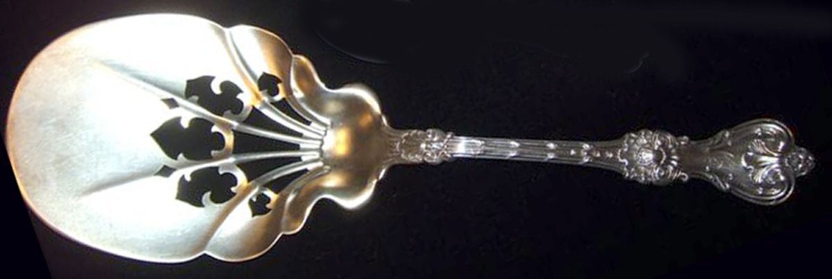 King Edward (Sterling, 1901) Egg Server, Solid Piece by Whiting Manf Co-1