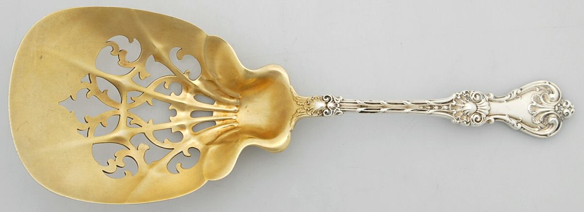 King Edward (Sterling, 1901) Pierced Saratoga Chips Server by Whiting Manf Co-1