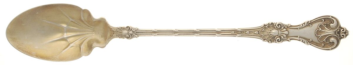King Edward (Sterling, 1901) Solid Gravy Serving Spoon by Whiting Manf Co-1