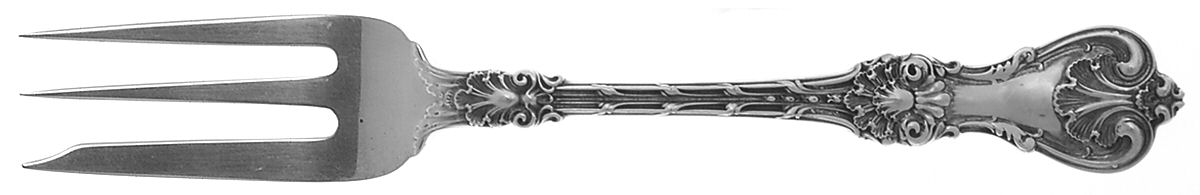 King Edward (Sterling, 1901) Large Individual Pie Fork by Whiting Manf Co-1