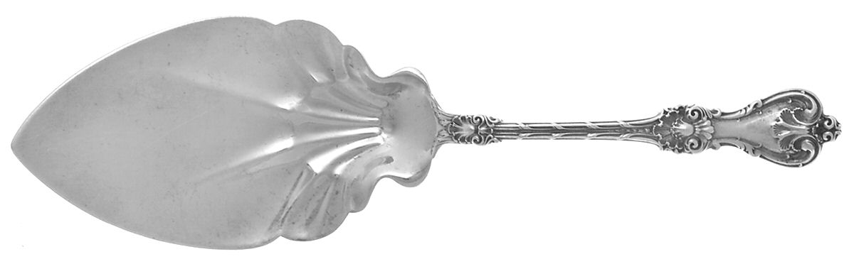 King Edward (Sterling, 1901) Large Solid Pie Knife by Whiting Manf Co-1
