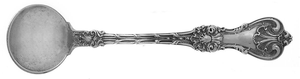 King Edward (Sterling, 1901) Master Salt Spoon by Whiting Manf Co-1