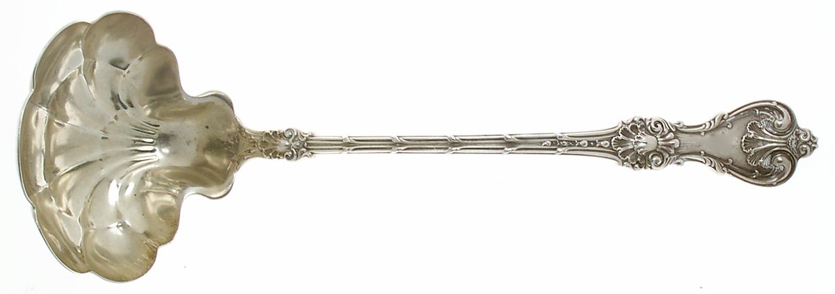 King Edward (Sterling, 1901) Solid Soup Ladle by Whiting Manf Co-1