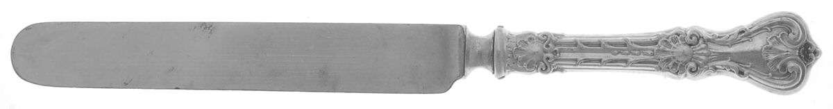 King Edward (Sterling, 1901) Blunt Hollow Knife with Bolster by Whiting Manf Co-1