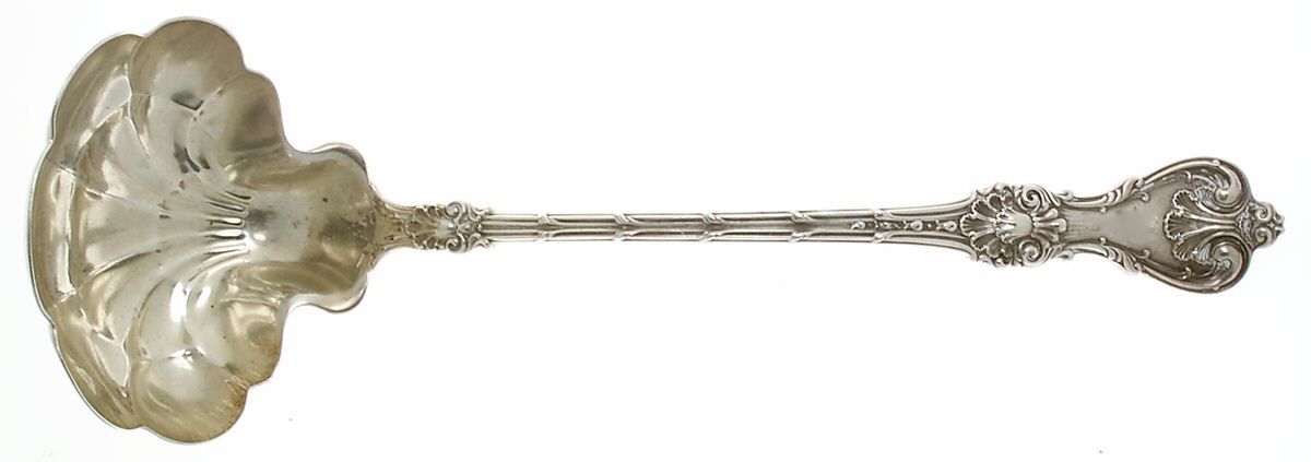 King Edward (Sterling, 1901) Solid Soup Ladle by Whiting Manf Co-1