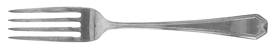 Lady Baltimore (Sterling, 1910, No Monograms) Fork by Whiting Manf Co-1