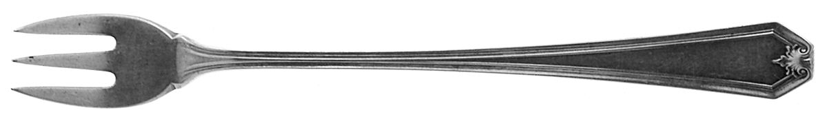 Lady Baltimore (Sterling, 1910, No Monograms) Oyster Fork by Whiting Manf Co-1
