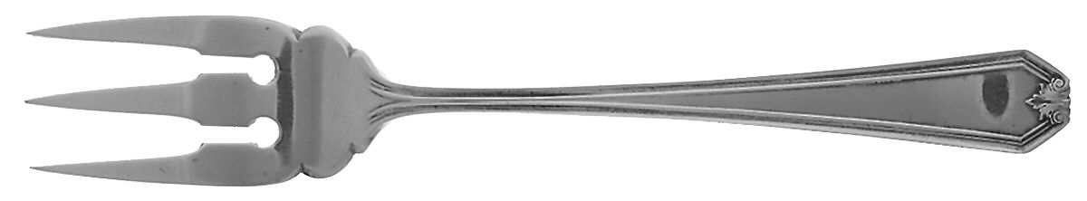 Lady Baltimore (Sterling, 1910, No Monograms) Individual Pie Fork by Whiting Manf Co-1