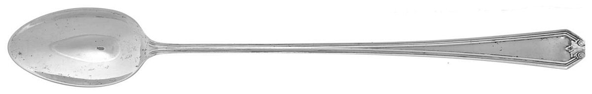 Lady Baltimore (Sterling, 1910, No Monograms) Iced Tea Spoon by Whiting Manf Co-1
