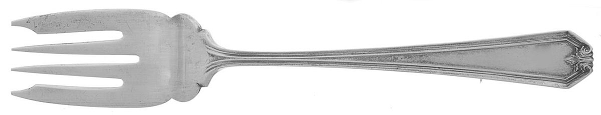 Lady Baltimore (Sterling, 1910, No Monograms) Individual Solid Fish Fork by Whiting Manf Co-1