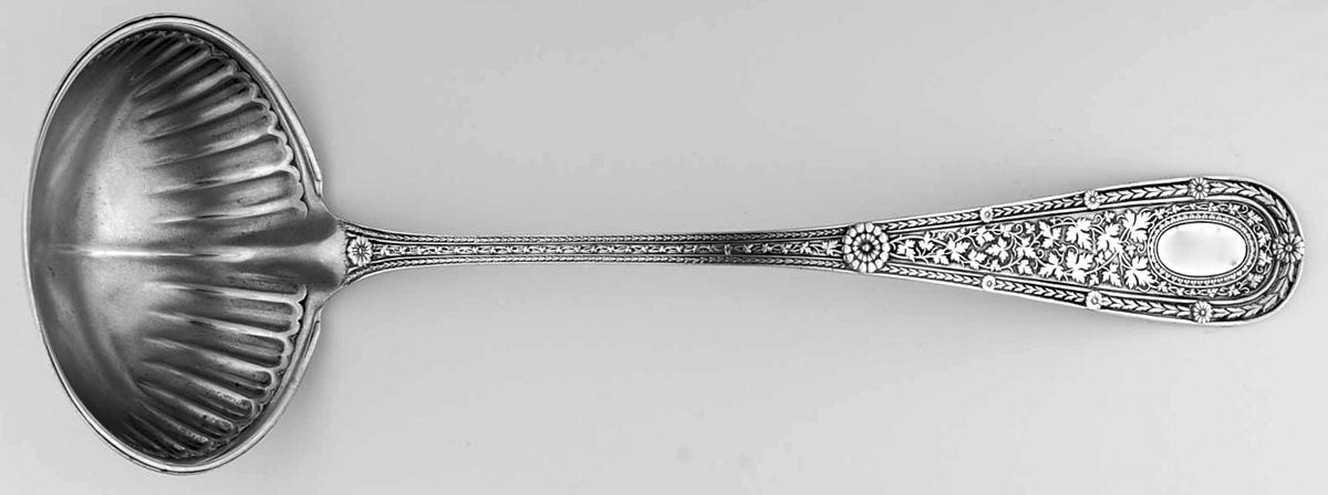 Laureate (Sterling, 1890) Oyster Ladle Solid Piece by Whiting Manf Co-1