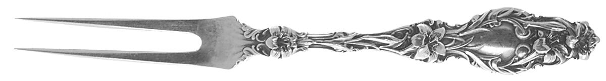 Lily (Sterling, 1902, Lion-Pat.1902) Individual Berry Fork by Whiting Manf Co-1