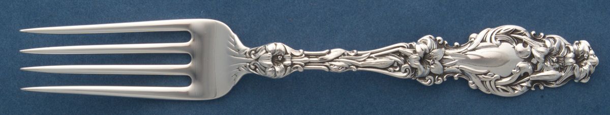 Lily (Sterling, 1902, Lion-Pat.1902) Fork by Whiting Manf Co-1