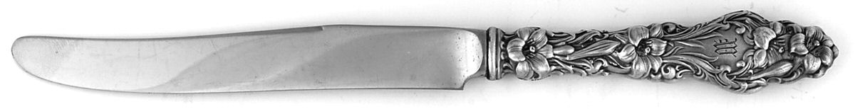 Lily (Sterling, 1902, Lion-Pat.1902) New French Hollow Knife by Whiting Manf Co-1