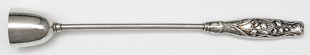 Lily of The Valley (Sterling, 1885, No Monograms) Candle Snuffer with Sterling Implement by Whiting Manf Co-1