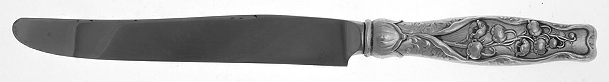 Lily of The Valley (Sterling, 1885, No Monograms) New French Hollow Knife by Whiting Manf Co-1