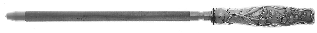 Lily of The Valley (Sterling, 1885, No Monograms) Small Steel Rod Sharpener Knife by Whiting Manf Co-1