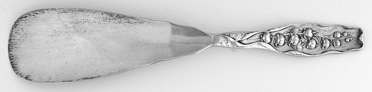 Lily of The Valley (Sterling, 1885, No Monograms) Shoe Horn by Whiting Manf Co-1