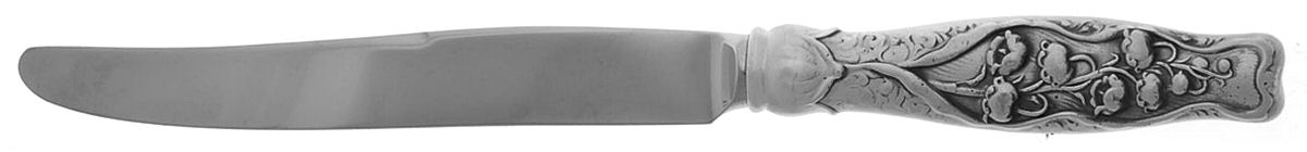Lily of The Valley (Sterling, 1885, No Monograms) New Style New French Hollow Knife by Whiting Manf Co-1