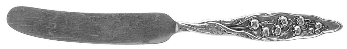 Lily of The Valley (Sterling, 1885, No Monograms) Solid Tea/Child Knife by Whiting Manf Co-1