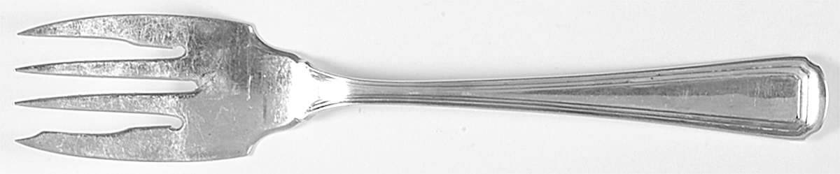 Livingston (Sterling, 1914-1915) Medium Solid Cold Meat Serving Fork by Whiting Manf Co-1