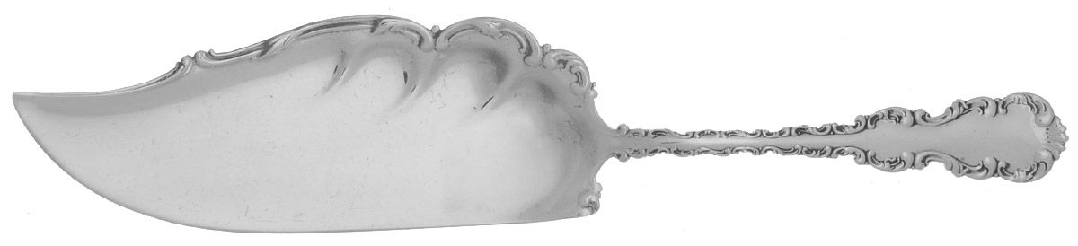 Louis XV (Sterling, 1891) Large Solid Fish Serving Knife by Whiting Manf Co-1