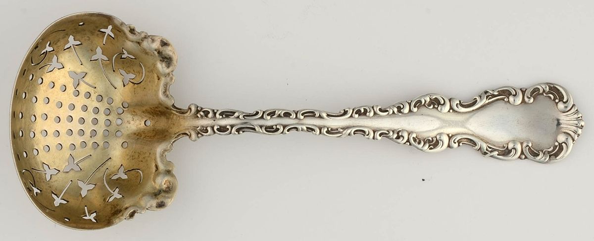 Louis XV (Sterling, 1891) Large Sugar Sifter by Whiting Manf Co-1