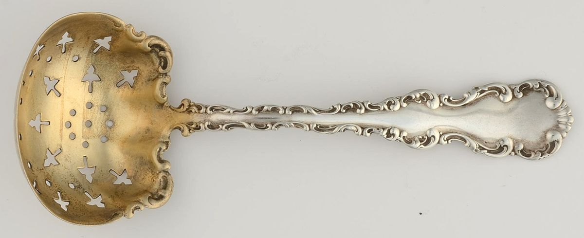 Louis XV (Sterling, 1891) Large Sugar Sifter by Whiting Manf Co-1