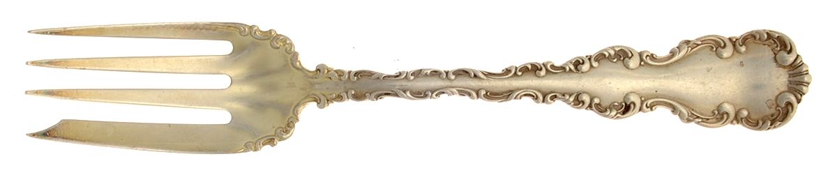 Louis XV (Sterling, 1891) Individual Salad Fork by Whiting Manf Co-1