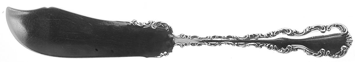 Louis XV (Sterling, 1891) Large Flat Handle Master Butter Knife by Whiting Manf Co-1