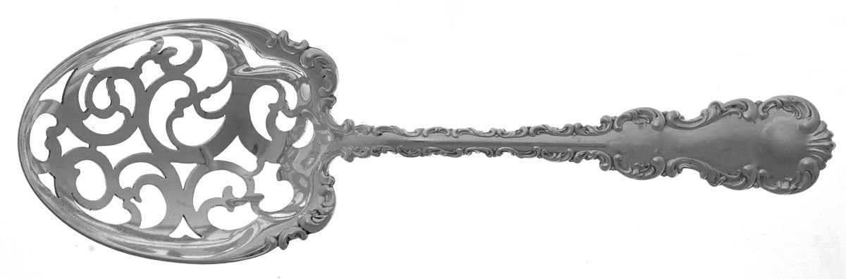 Louis XV (Sterling, 1891) Ice Serving Spoon Large by Whiting Manf Co-1