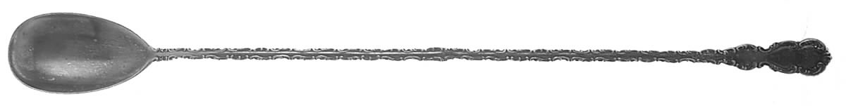 Louis XV (Sterling, 1891) Individual Long Handled Lemonade Spoon by Whiting Manf Co-1