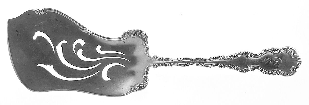 Louis XV (Sterling, 1891) Pierced Fried Oyster Server by Whiting Manf Co-1