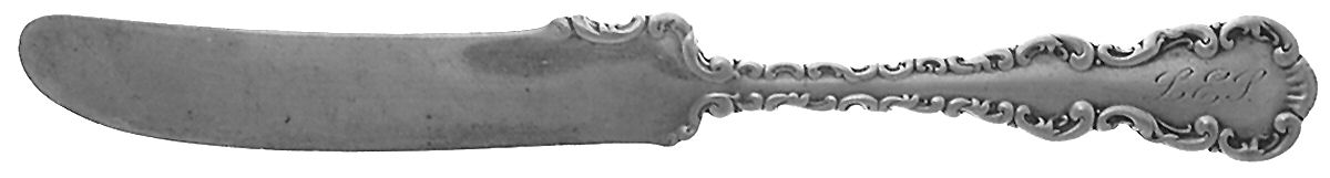 Louis XV (Sterling, 1891) Solid Tea/Child Knife by Whiting Manf Co-1
