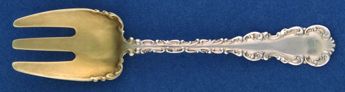 Louis XV (Sterling, 1891) Ice Cream Fork by Whiting Manf Co-1