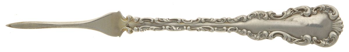 Louis XV (Sterling, 1891) Solid Nut Pick by Whiting Manf Co-1