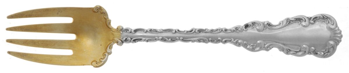Louis XV (Sterling, 1891) Ice Cream Fork by Whiting Manf Co-1