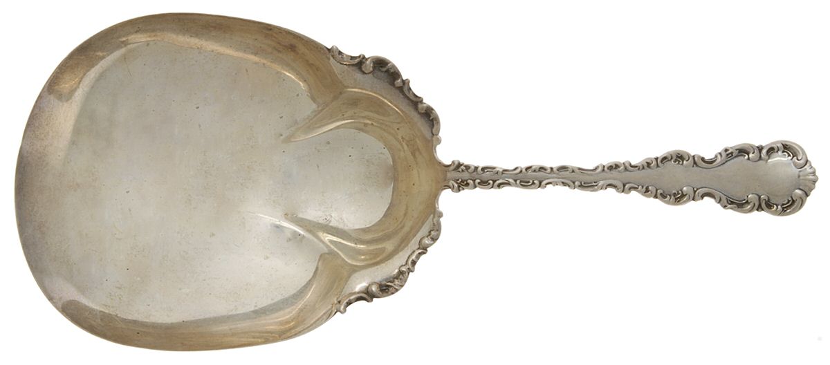 Louis XV (Sterling, 1891) Cracker Spoon by Whiting Manf Co-1