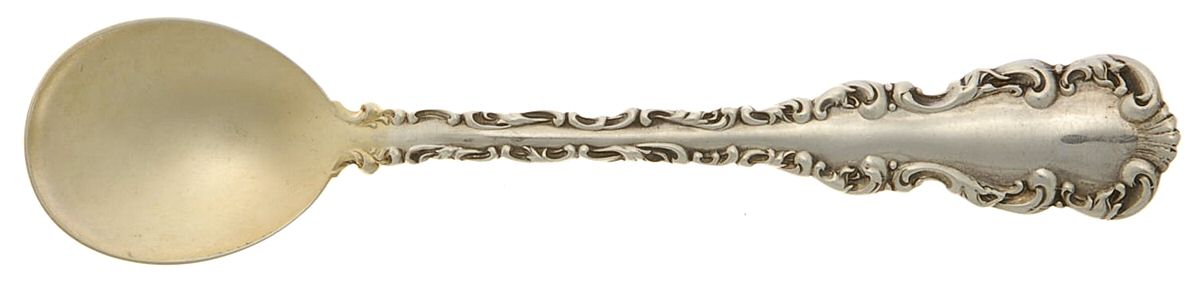 Louis XV (Sterling, 1891) Large Chocolate Spoon by Whiting Manf Co-1