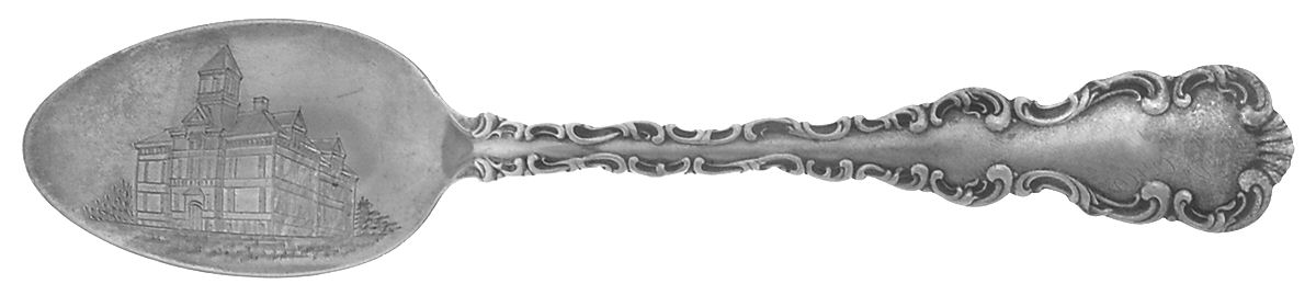 Louis XV (Sterling, 1891) Souvenir Spoon (Teaspoon) by Whiting Manf Co-1