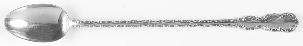 Louis XV (Sterling, 1891) Iced Tea Spoon by Whiting Manf Co-1