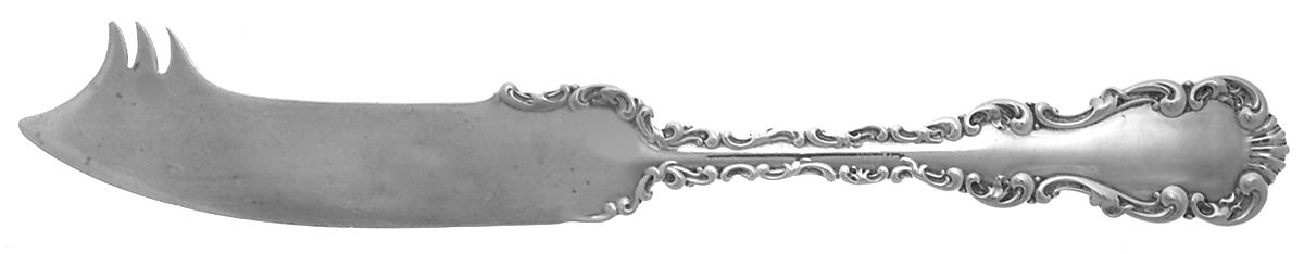 Louis XV (Sterling, 1891) Solid Serving Cheese Knife by Whiting Manf Co-1