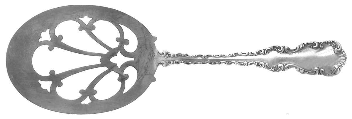 Louis XV (Sterling, 1891) Solid Pierced Egg Server by Whiting Manf Co-1