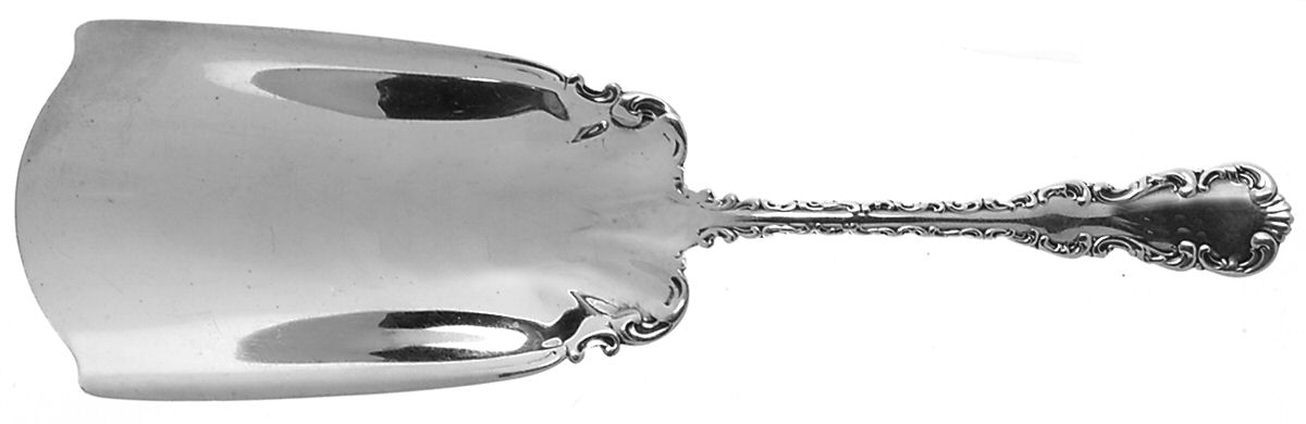 Louis XV (Sterling, 1891) Almond Scoop Solid Piece by Whiting Manf Co-1
