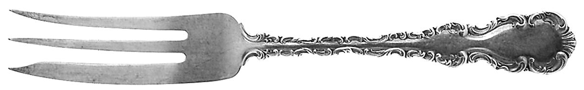 Louis XV (Sterling, 1891) Pastry Fork by Whiting Manf Co-1