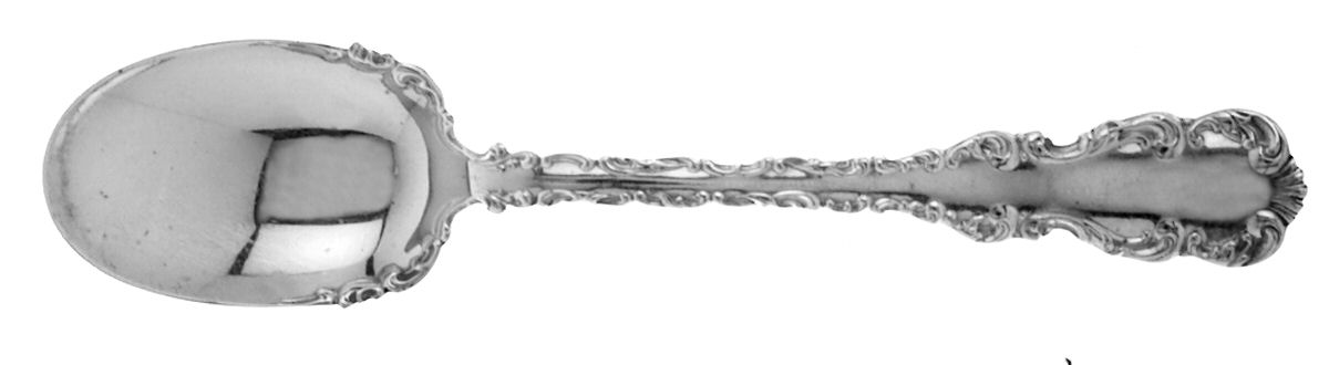 Louis XV (Sterling, 1891) Small Ice Cream Spoon by Whiting Manf Co-1