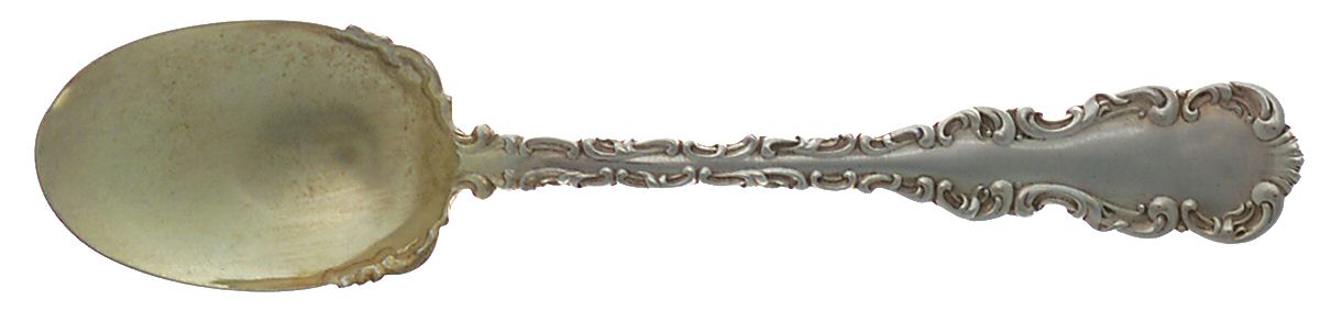 Louis XV (Sterling, 1891) Small Ice Cream Spoon by Whiting Manf Co-1