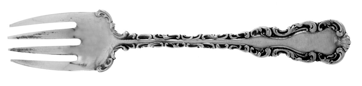 Louis XV (Sterling, 1891) Ice Cream Fork by Whiting Manf Co-1