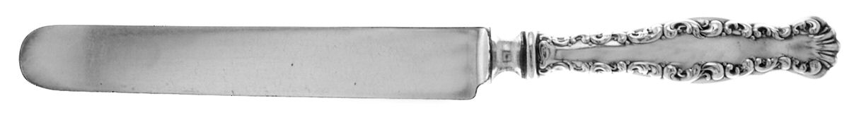 Louis XV (Sterling, 1891) Blunt Hollow Knife with Bolster by Whiting Manf Co-1